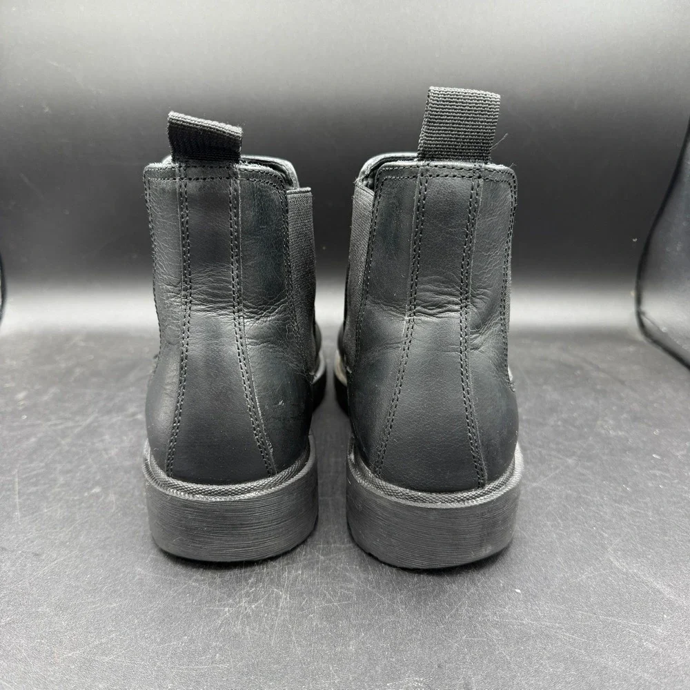 Frye and Co.‎ Leather Chelsea Bowery Boots Ankle Pull On Black Mens Sz 8.5